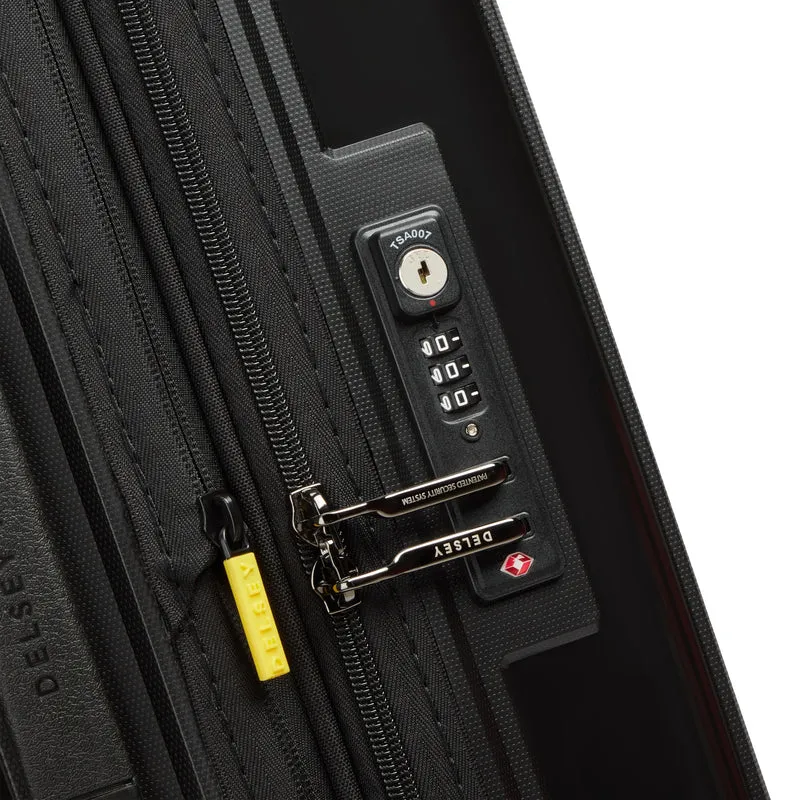Delsey Paris Lutece SE - 4-Rollen-Kabinentrolley 55 cm erw. (schwarz)