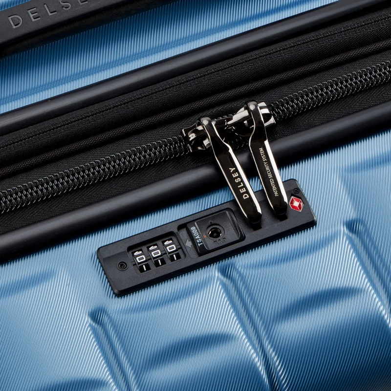 Delsey Paris Longitude - 4-Rollen-Trolley 81 cm erw. (hellblau)