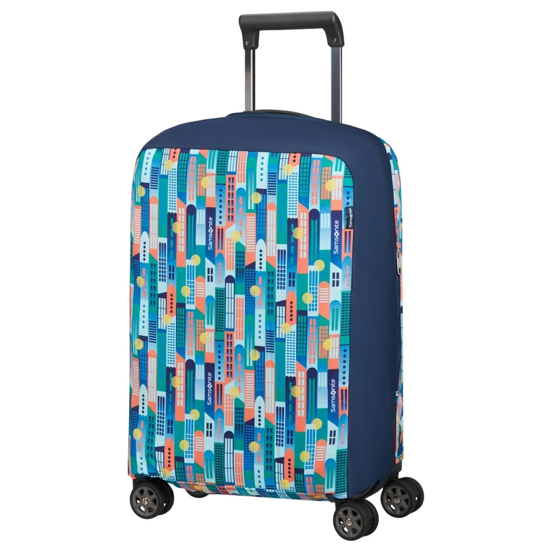 Samsonite Ta Revolution Foldable Kofferschutzhülle S - Regenhülle (city print)