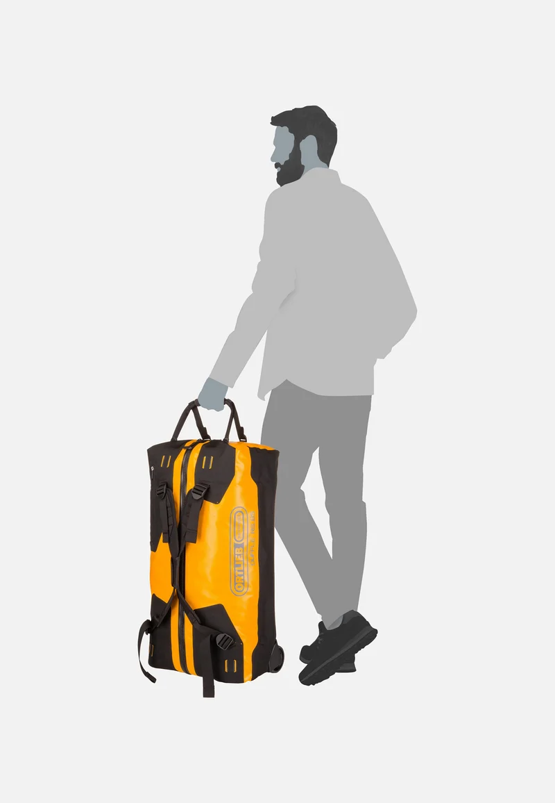 Duffle RS 85L Sonnengelb Schwarz - Reisetasche mit Rollen