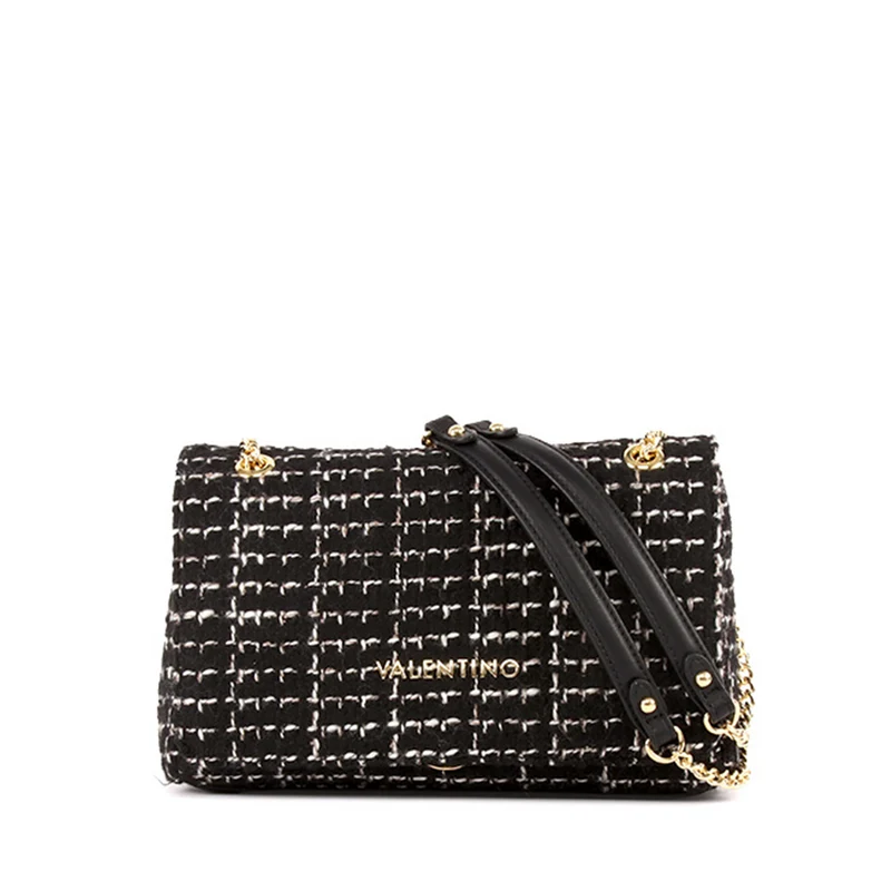 Valentino Bags Tweed Multi-coloured Shoulder bag VBS9JP02NERO/MULTI