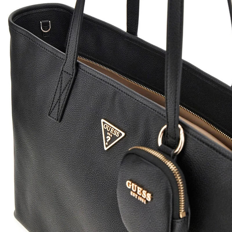 Guess Power Play Black Large Tech Tote Bag HWBG71-24240-BLA