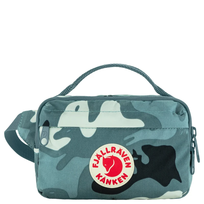 Fjällräven Kånken Graphics Hip Pack - Gürteltasche 18 cm (nimbus blue-hidden animals)