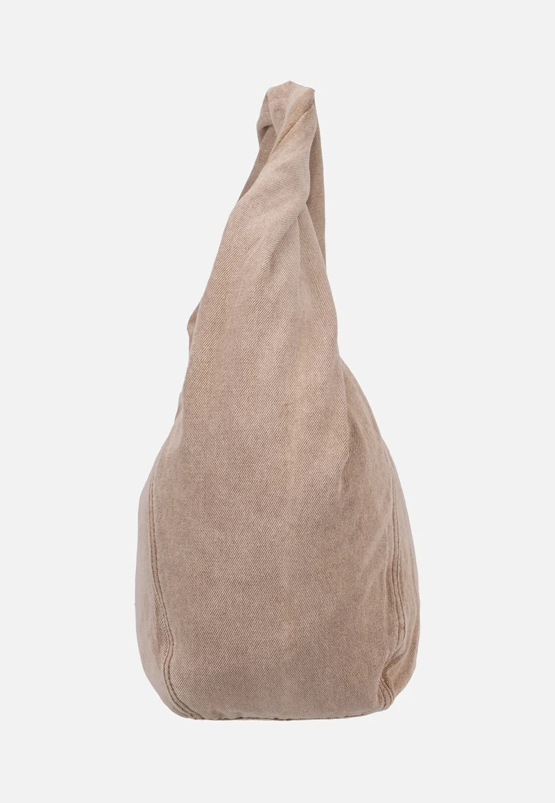 Farrah II Hobo M Denim Beige - Hobo Bag