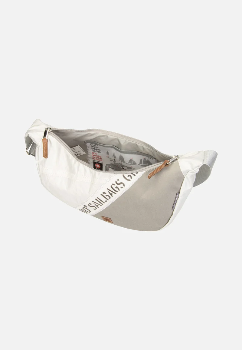 Roop L Stencil Weiss/Grau - Sling Bag