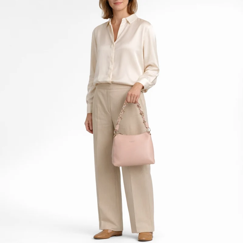 Seidenfelt Sundby - Schultertasche 24.5 cm (tulle pink)