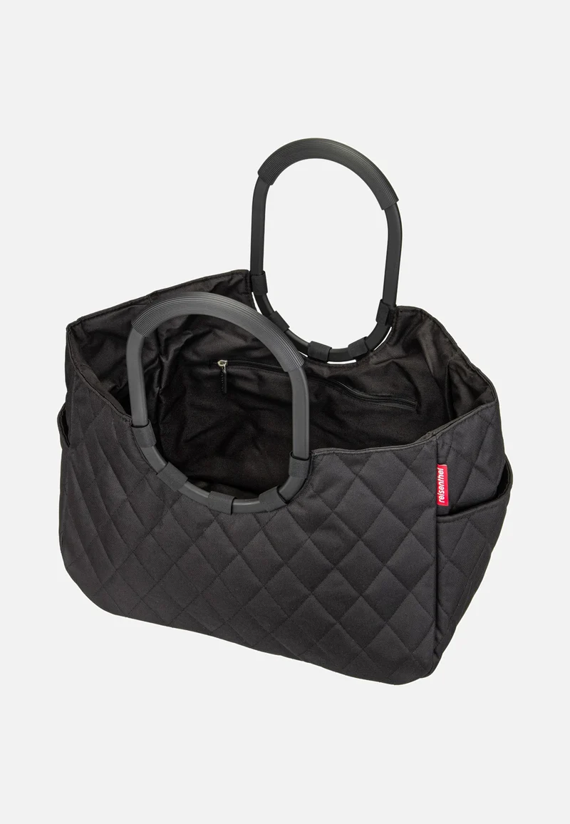Loopshopper L Rhombus Black - Einkaufskorb