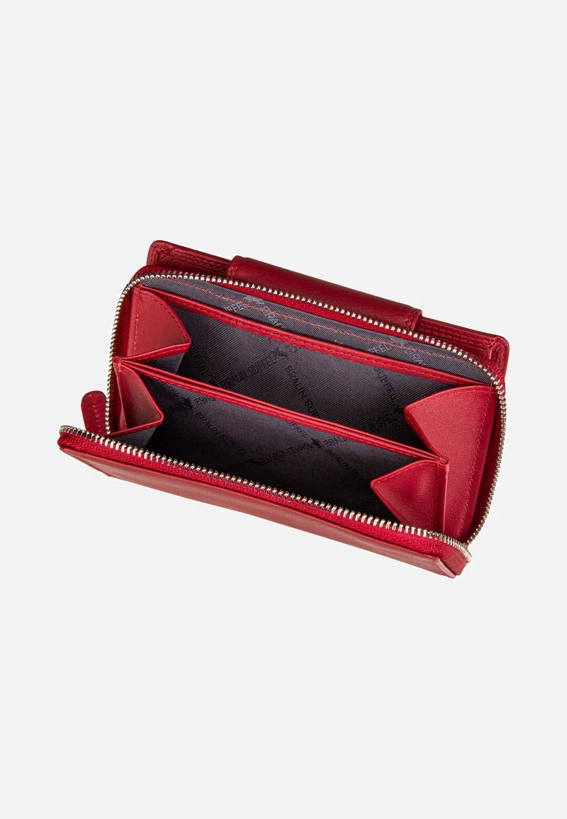 Golf RFID Zip-Wallet M 15Cs Red - Portemonnaie
