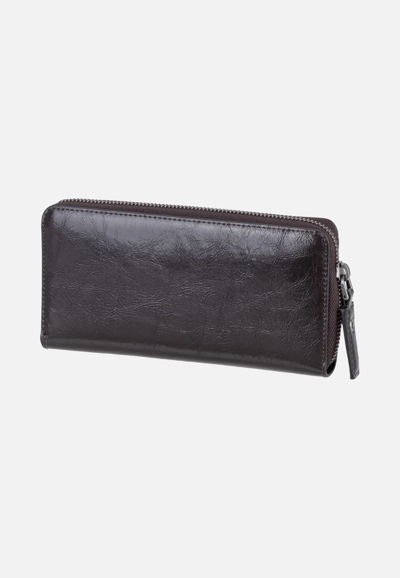 Audrey Sally Lack Distressed Deep Soil - Portemonnaie