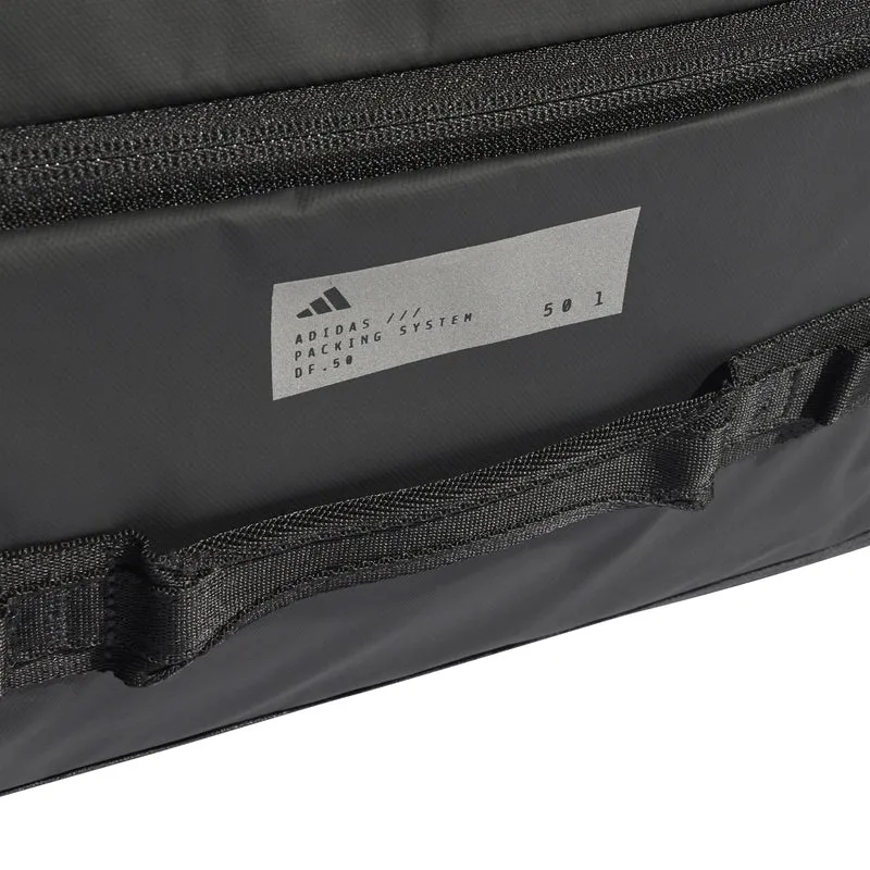 adidas Hybrid Duffle - Reisetasche (black/refsil)