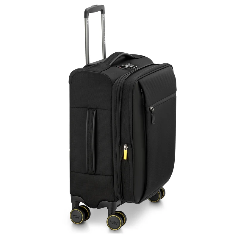 Delsey Paris Montmartre 3 - 4-Rollen-Kabinentrolley 55 cm erw. (schwarz)