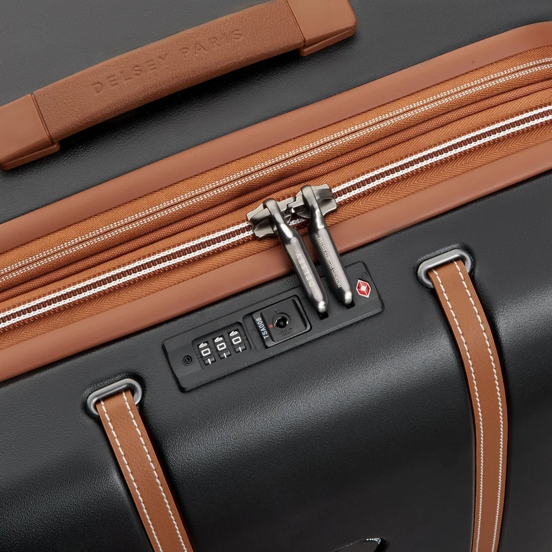 Delsey Paris Cadence Trunk - 4-Rollen-Trolley 80 cm erw. (schwarz)