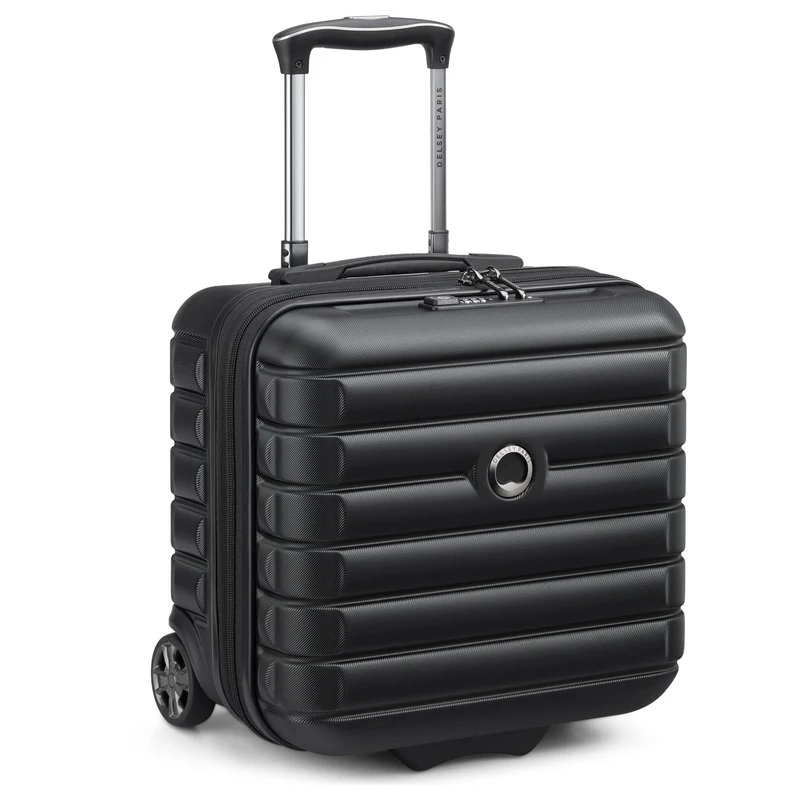 Delsey Paris Shadow 5.0 - 2-Rollen-Businesstrolley 38 cm erw. (schwarz)