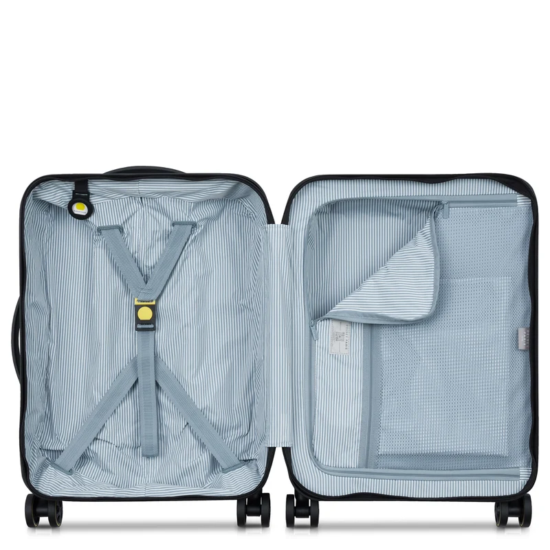 Delsey Paris Turenne 2.0 - 4-Rollen-Kabinentrolley Slim 55 cm (silber)