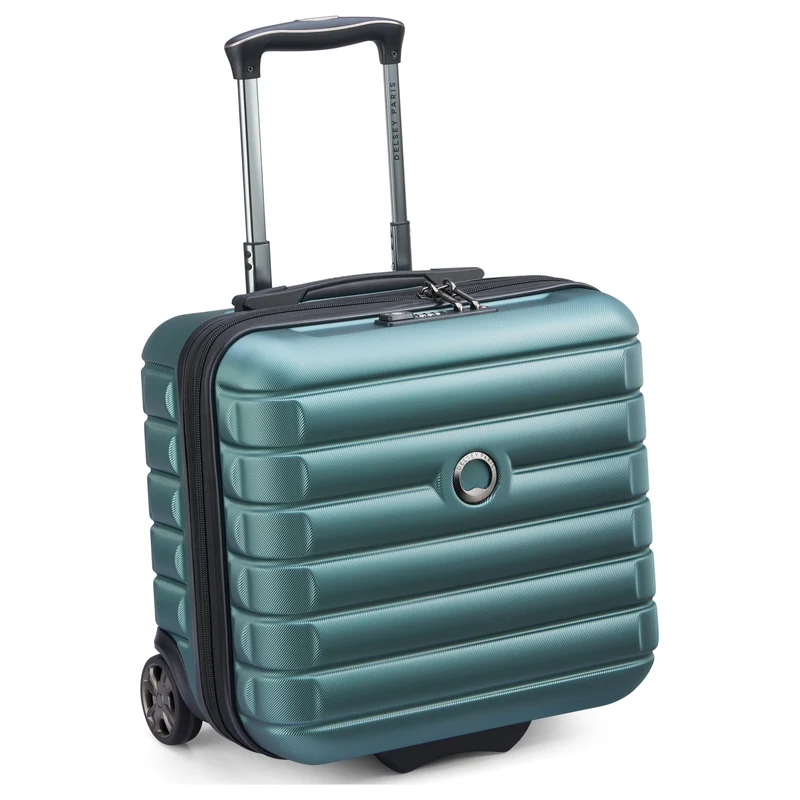 Delsey Paris Shadow 5.0 - 2-Rollen-Businesstrolley 38 cm erw. (gruen)