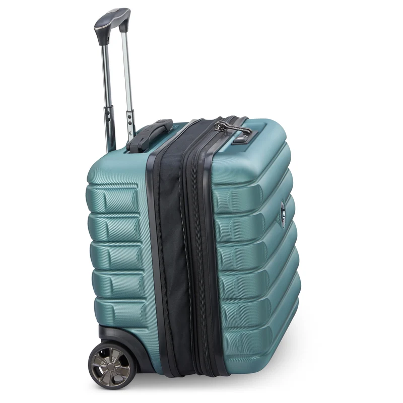 Delsey Paris Shadow 5.0 - 2-Rollen-Businesstrolley 38 cm erw. (gruen)