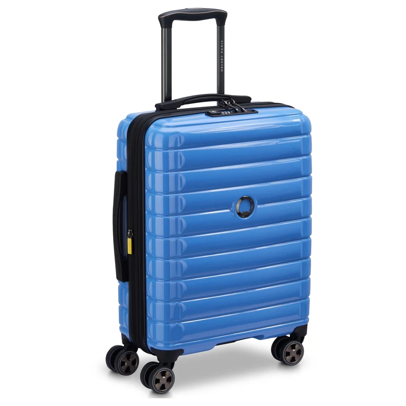 Delsey Paris Shadow 5.0 - 4-Rollen-Kabinentrolley Slim 55 cm erw. (marina)