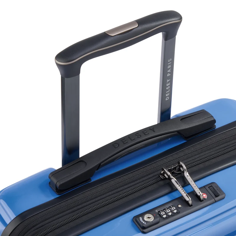 Delsey Paris Shadow 5.0 - 4-Rollen-Kabinentrolley Slim 55 cm erw. (marina)