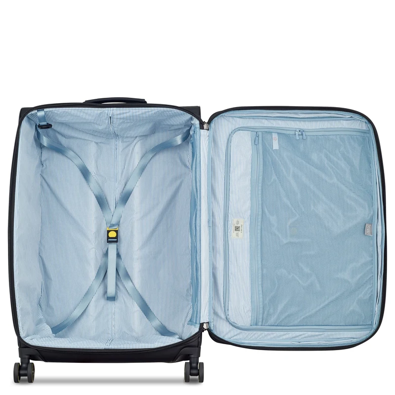 Delsey Paris Turenne Soft - 4-Rollen-Trolley 76 cm erw. (schwarz)