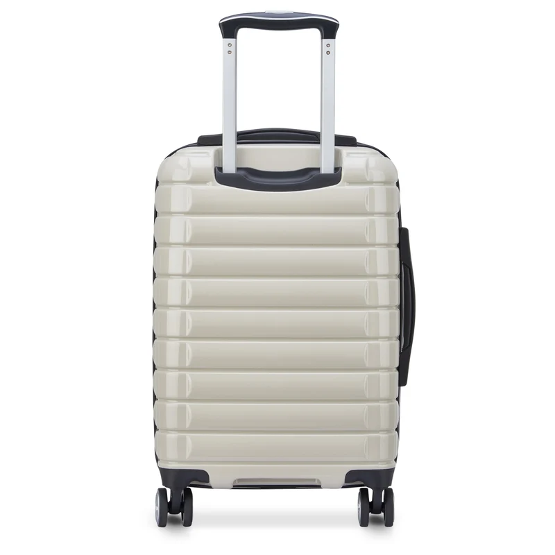 Delsey Paris Shadow 5.0 - 4-Rollen-Kabinentrolley mit Vortasche S 55 cm erw. USB (elfenbein)