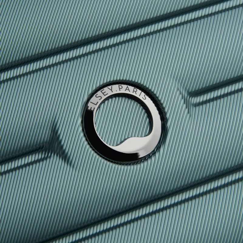 Delsey Paris Shadow 5.0 - 4-Rollen-Kabinentrolley mit Vortasche S 55 cm erw. USB (gruen)