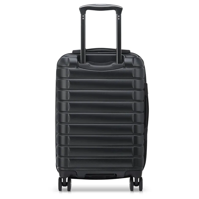 Delsey Paris Shadow 5.0 - 4-Rollen-Kabinentrolley USB 55 cm (schwarz)