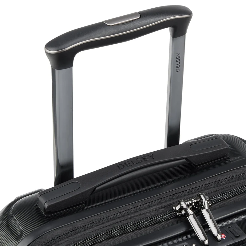 Delsey Paris Shadow 5.0 - 4-Rollen-Kabinentrolley USB 55 cm (schwarz)