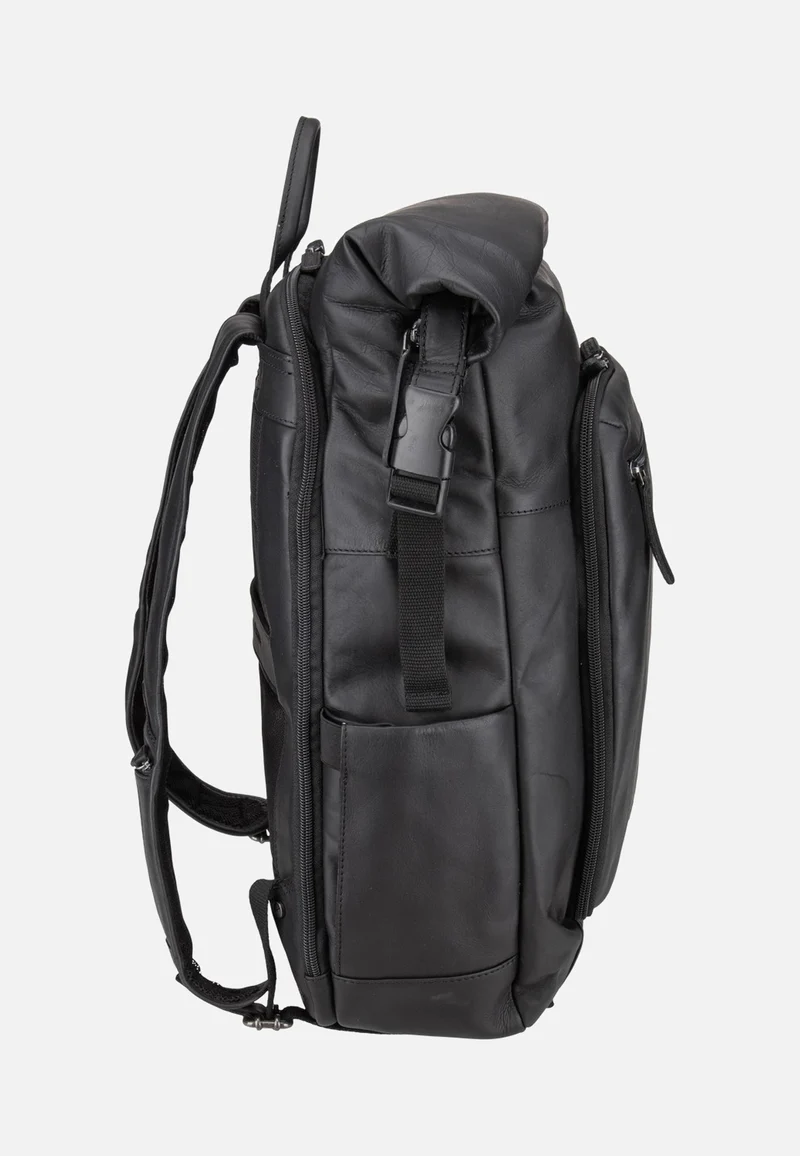 Remo 0713 Black - Rolltop Rucksack