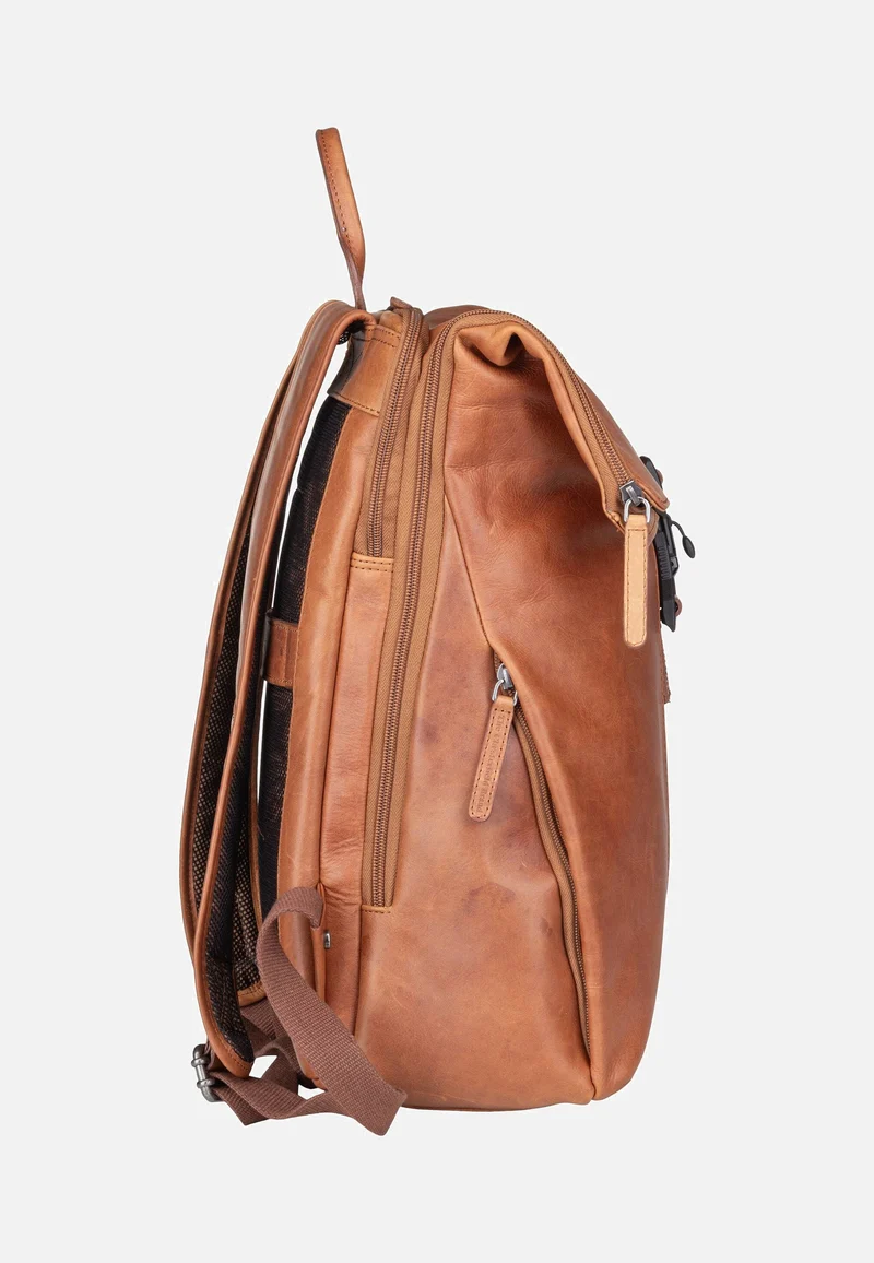 Savona 0322 Cognac - Rolltop Rucksack