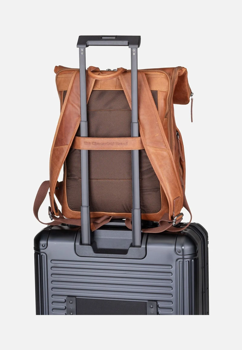 Savona 0322 Cognac - Rolltop Rucksack