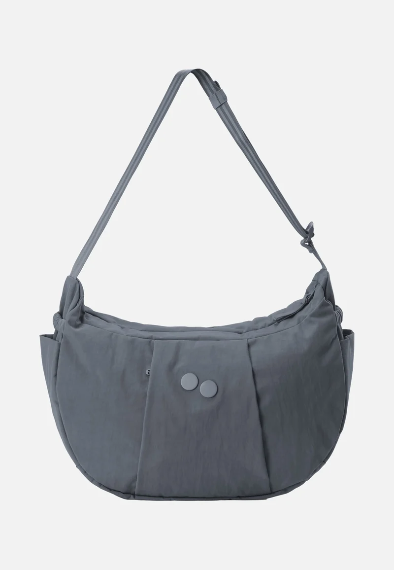 Krumm Large Crinkle Grey - Hobo Bag