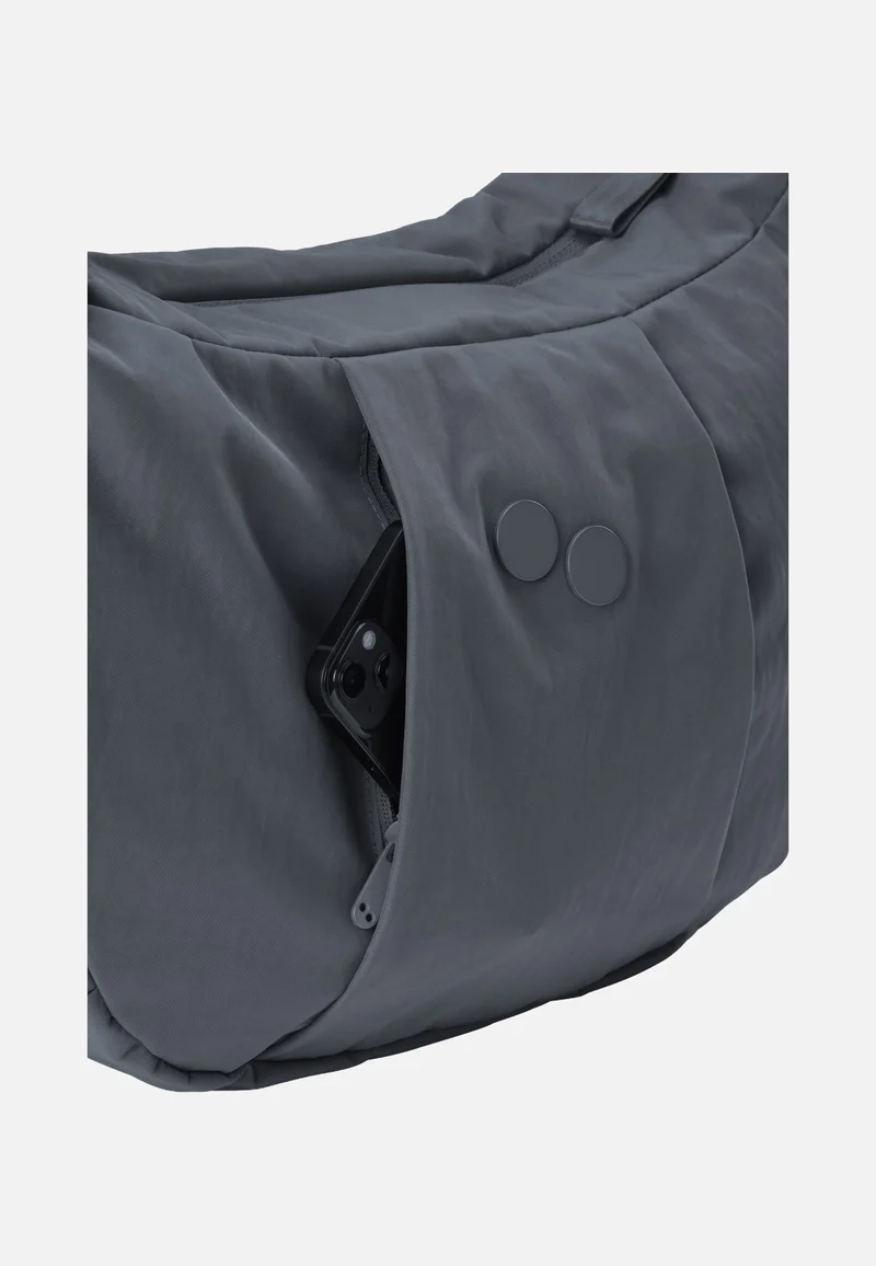 Krumm Large Crinkle Grey - Hobo Bag