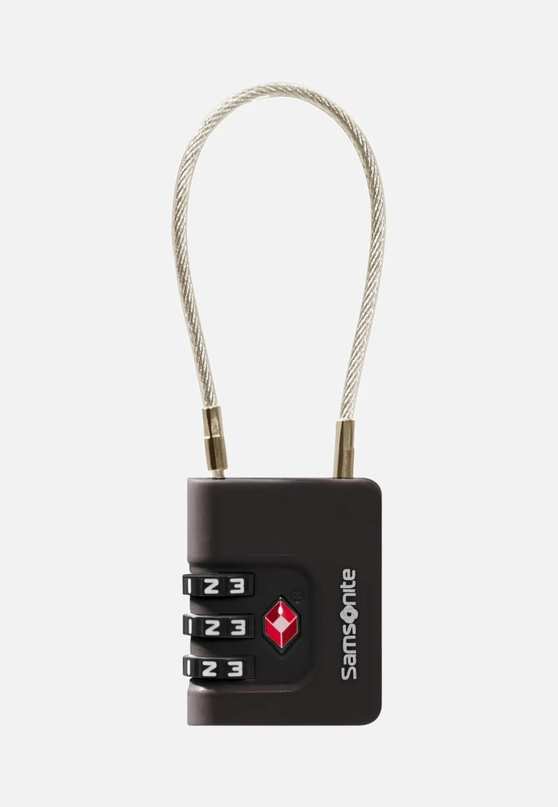 Cablelock 3 Dial TSA Black - Lock-Onesize