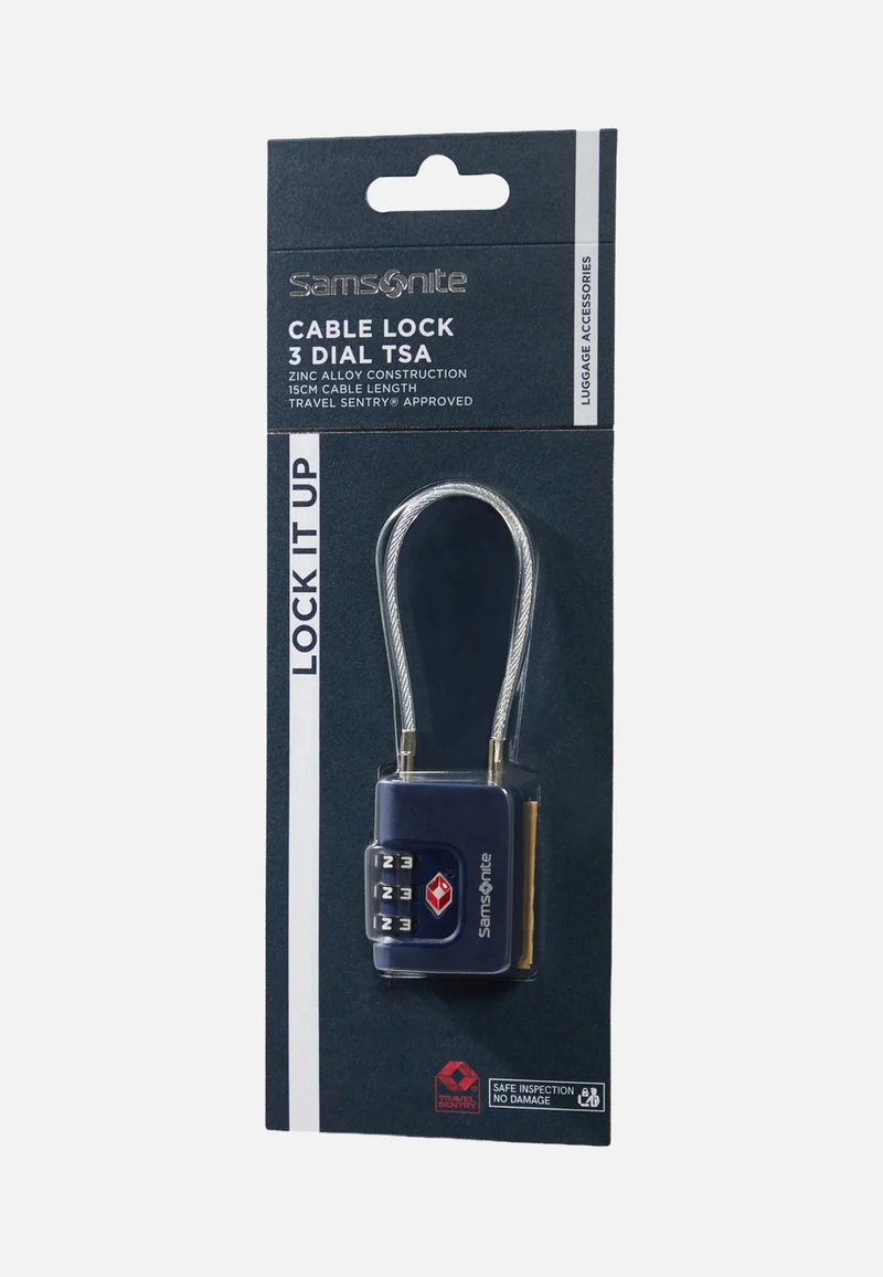 Cablelock 3 Dial TSA Midnight Blue - Lock