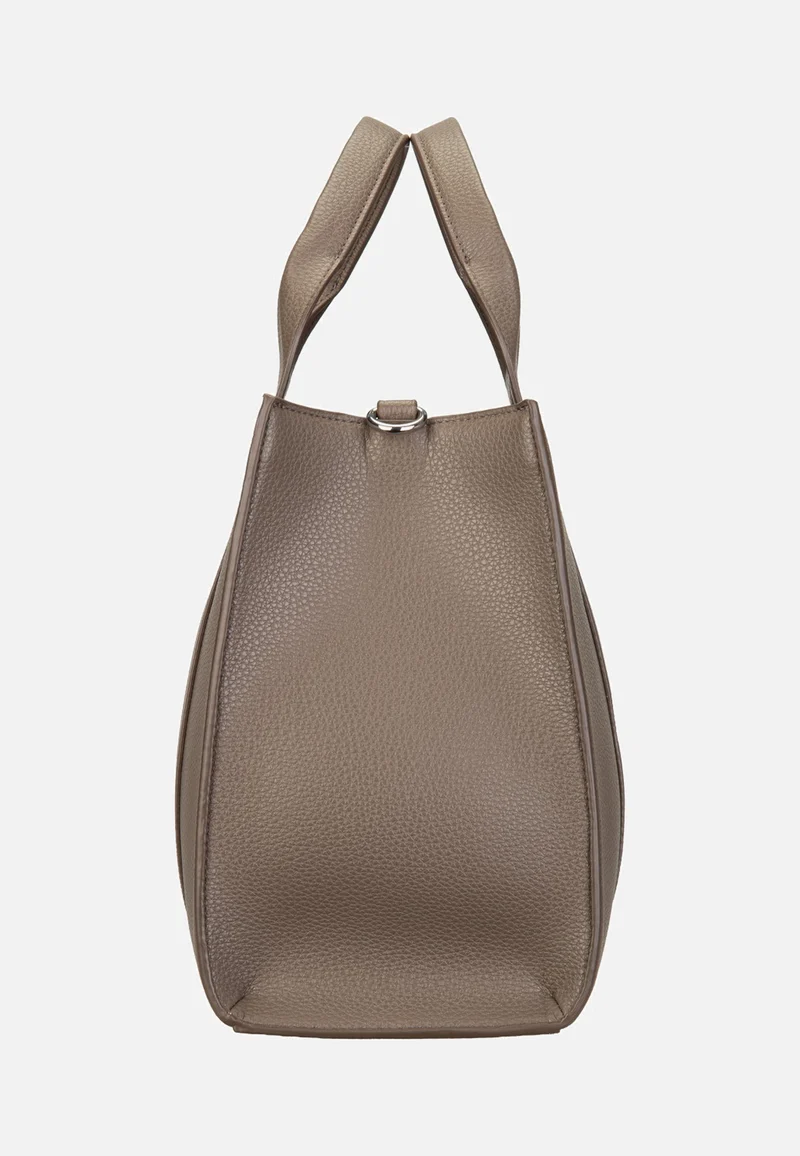 K/RSG MD Square Tote Pebbled Emb Dark Taupe - Tote Bag
