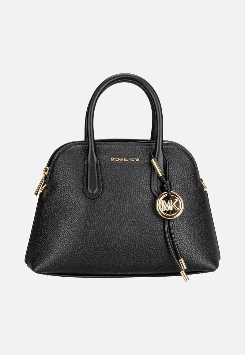 Freddie Medium Dome Chn Stchl Black - Henkeltasche