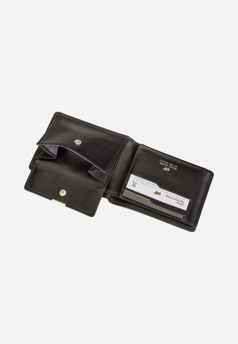 Golf RFID Coin Wallet 8Cs Black - Portemonnaie