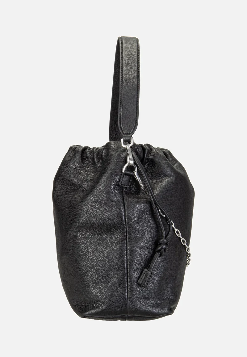 Lya II Hobo M Small Pebble Black - Bucket Bag