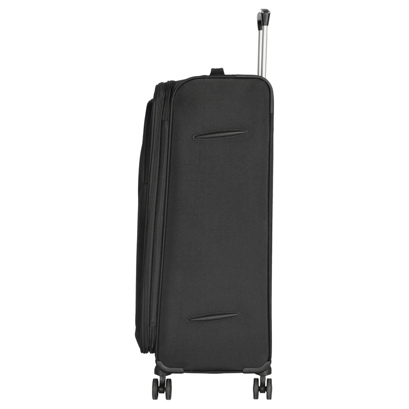 D&N Travel Line 6804 - 4-Rollen-Trolley L 76 cm (schwarz)