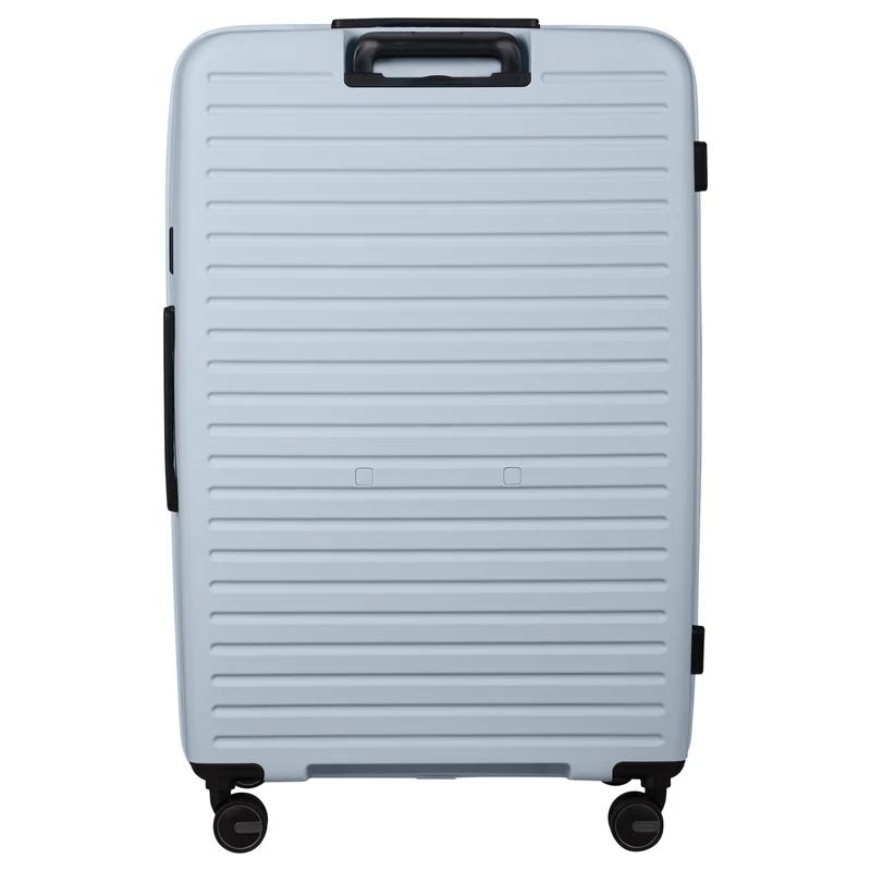 Samsonite Selection Restackd - 4-Rollen-Trolley 81 cm XL erw. mit 3tlg. Packsack-Set (glacier)