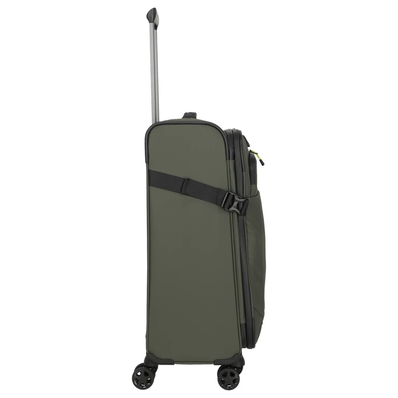 Travelite Briize - 4-Rollen-Trolley M 67 cm erw. (khaki)