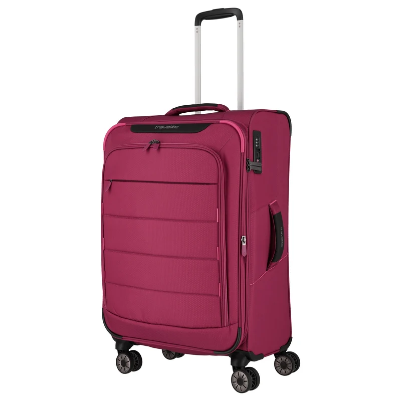 Travelite Skaii - 4-Rollen-Trolley M 67 cm erw. (abendrot)