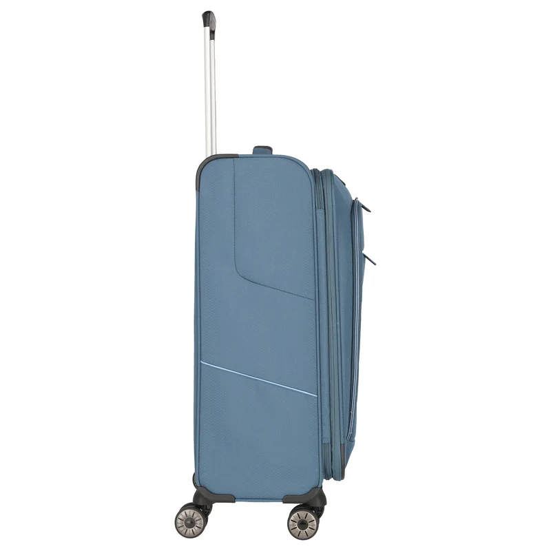 Travelite Skaii - 4-Rollen-Trolley M 67 cm erw. (panoramablau)