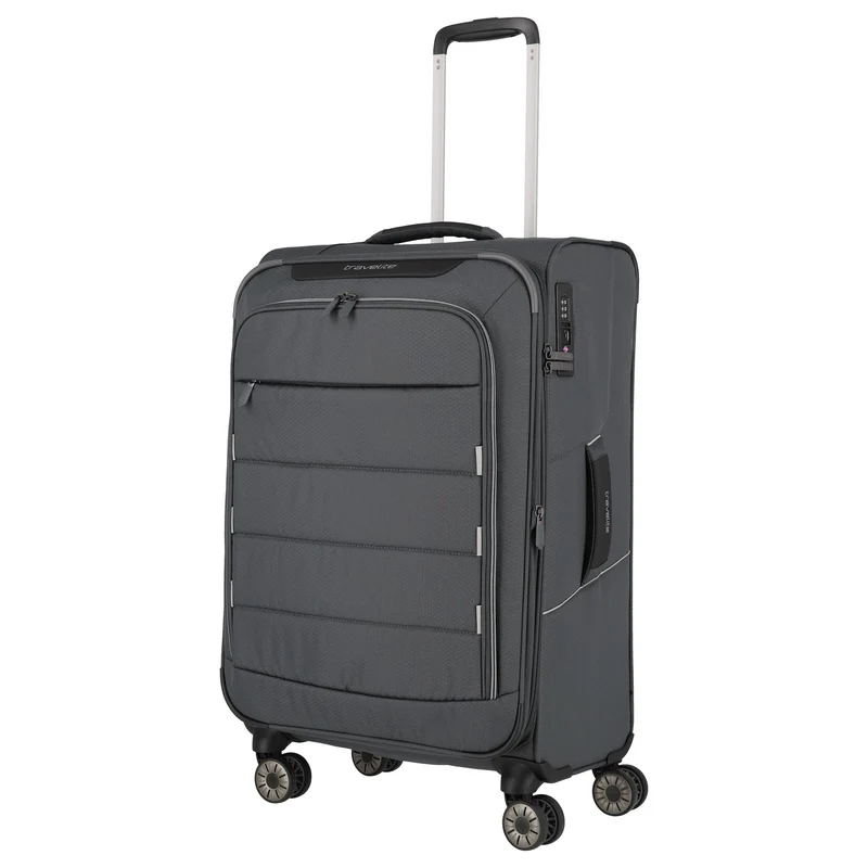 Travelite Skaii - 4-Rollen-Trolley M 67 cm erw. (gipfelgrau)