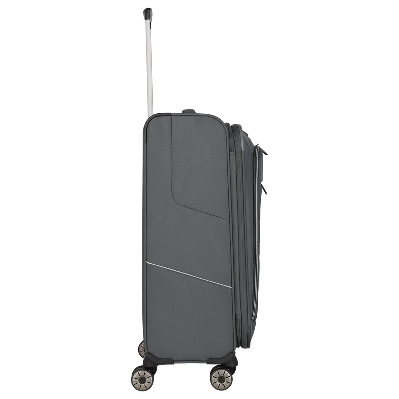 Travelite Skaii - 4-Rollen-Trolley M 67 cm erw. (gipfelgrau)
