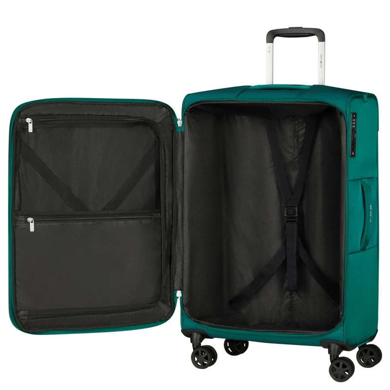 Samsonite Selection Urbify - 4-Rollen-Trolley M 68 cm erw. (pine green)
