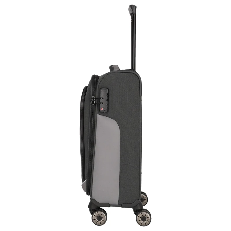 Travelite Viia - 4-Rollen-Kabinentrolley S 55 cm (Schiefer)
