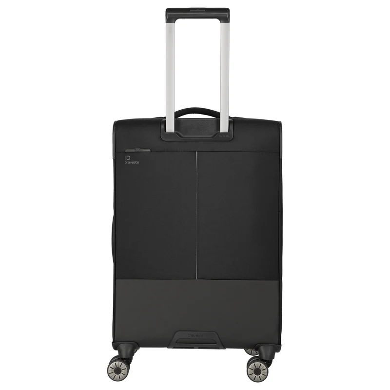 Travelite Crosslite - 4-Rollen-Trolley M 66 cm erw. (black)