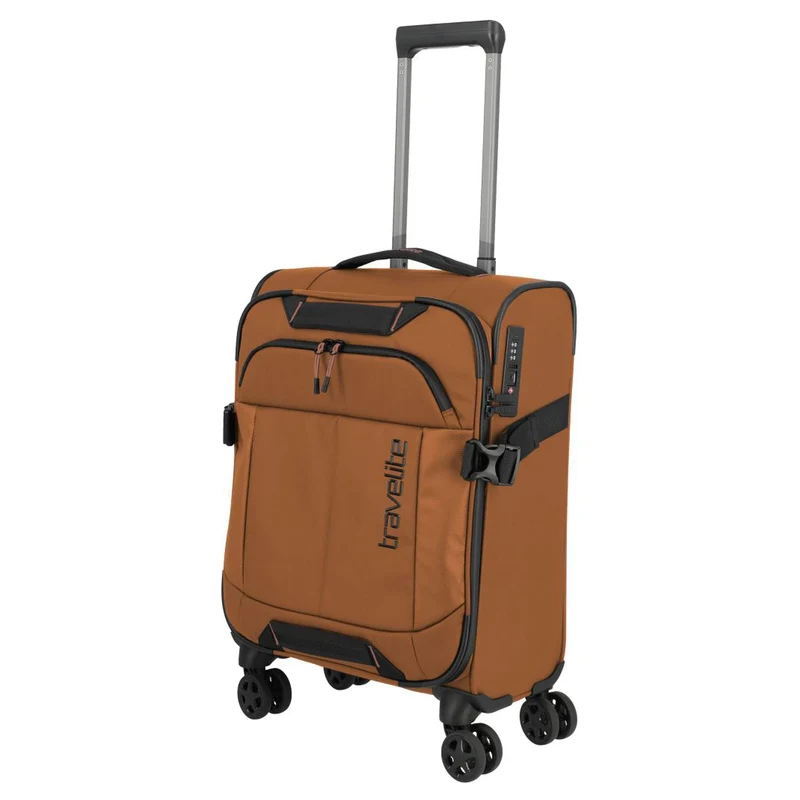 Travelite Briize - 4-Rollen-Kabinentrolley S 55 cm (curry)