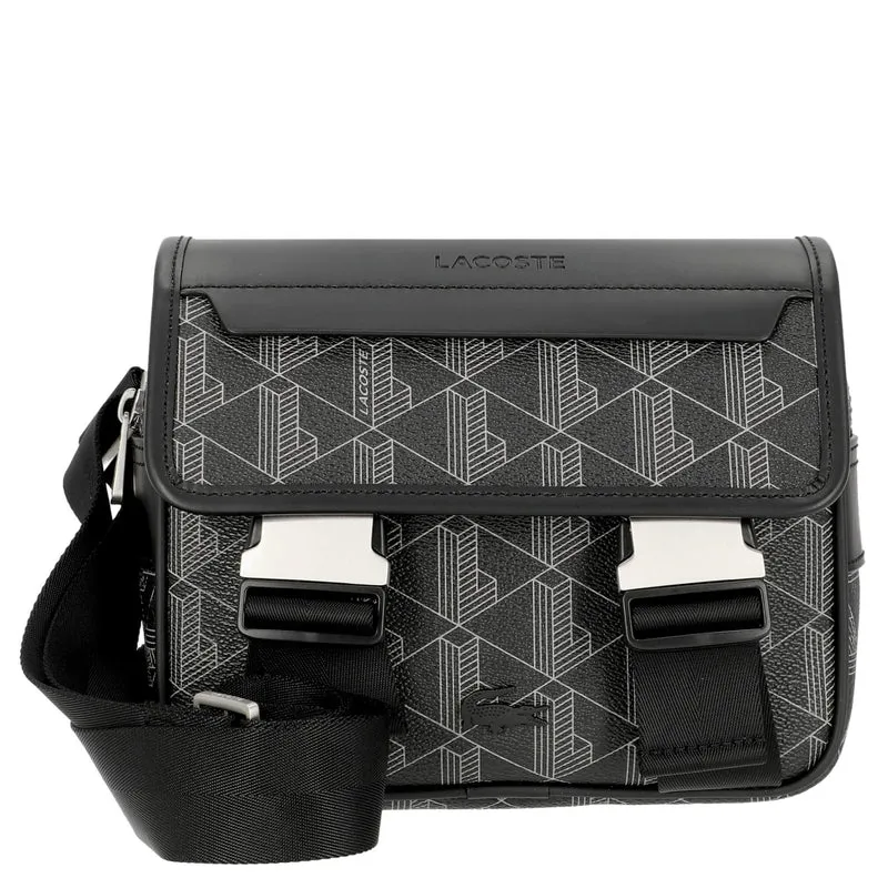 Lacoste The Blend - Umhängetasche 21.5 cm (monogram noir gris)